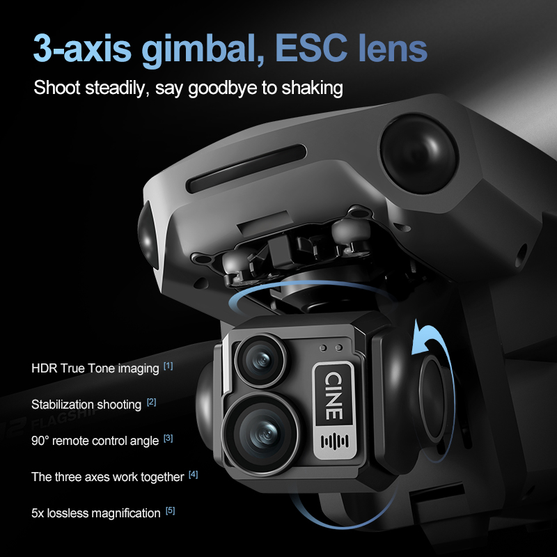 8K 3축 짐벌 브러시리스 7.2인치 터치스크린 FPV - Drone Gimbal Brushless 리뷰 및 가격