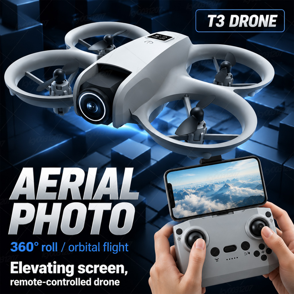 NEW T3 미니 8K 드론 듀얼 카메라 WiFi FP - Drone Gimbal Brushless 리뷰 및 가격