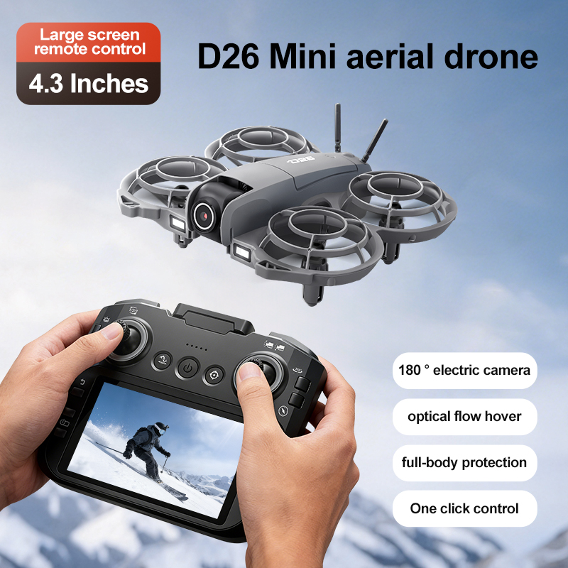 D26 드론 4K 항공 HD 180 °   카메라 드론 - Drone Gimbal Brushless 리뷰 및 가격